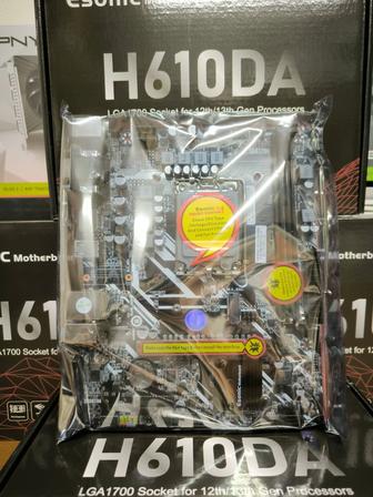 Esonic H610DA LGA1700, ddr4 cpu, 12-14 поколение поддержка