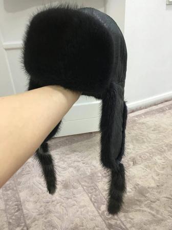 норковая детская шапка