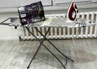 Утюг и гладильная доска