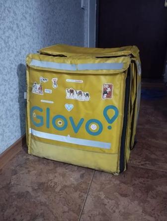 Продам сумку Glovo и зимнюю куртку Glovo размер М