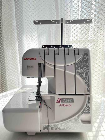 Оверлок JANOME 724D юбилейная модель