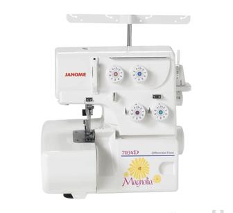 Оверлок Janome 7034D Magnolia белый