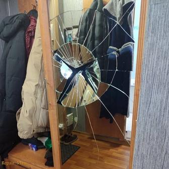 Замена зеркала установка