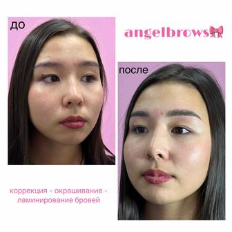 Брови, коррекция, окрашивание, ламинирование по доступным ценам