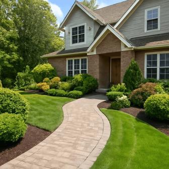 Уборка территории дома