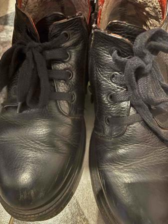 Кожанные ботинки
