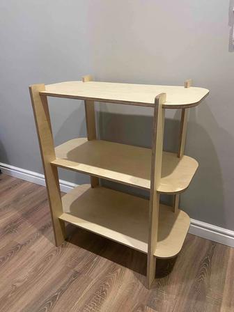 Стеллаж напольный, бежевый