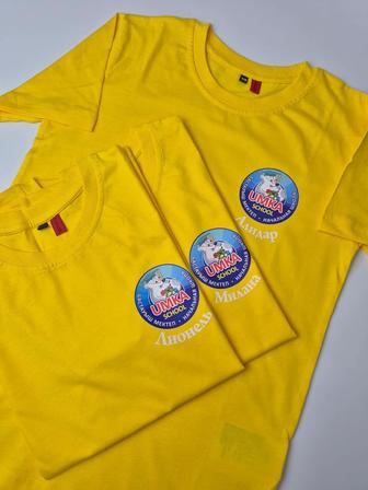 Детские футболки с принтом для садика. Именные футболки