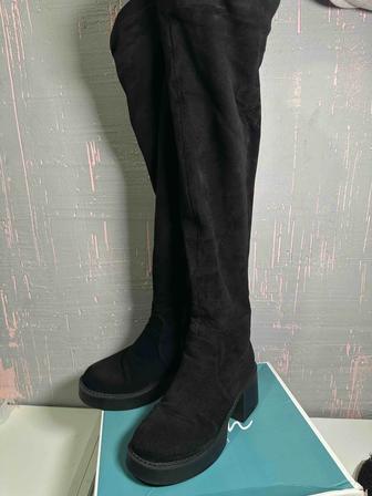 Ботфорты зимние б/у отличное состояние