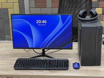 Срочно продам Компьютер i3, DDR -8gb, SSD 240gb, монитор 24 дюмов новый
