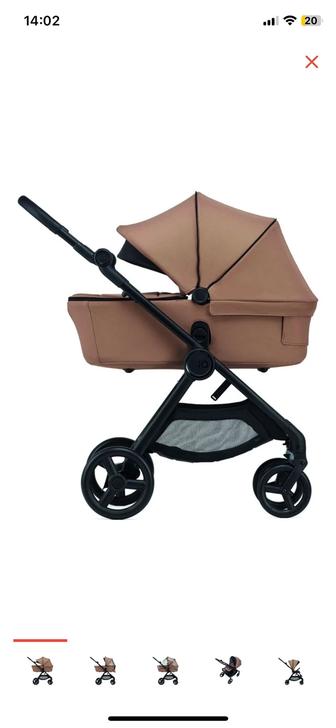 Коляска универсальная 3 в 1 Anex IQ Sienna, коричневый