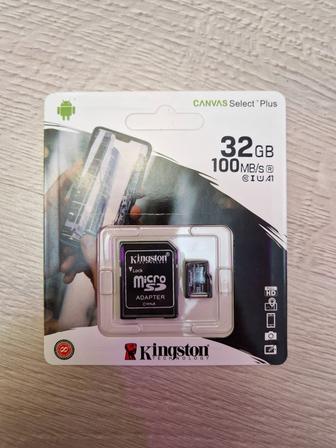 Карта памяти Kingston 32GB microSDHC