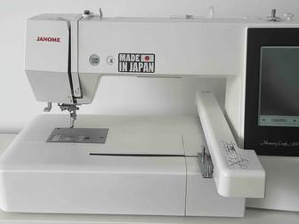 Продам вышивальную машинку janome memory craft 500e