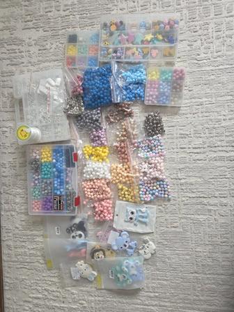 Силиконовые бусины, прорезыватели