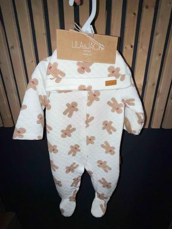 Детский бодик с шапкой, новая