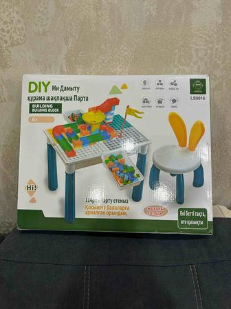 Детский стол лего конструктор