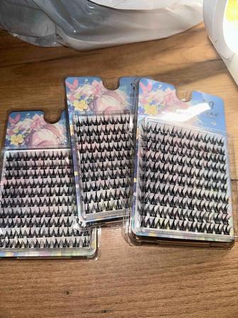 Ресницы аниме-эффект с клеем 100 штук в наборе