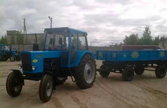 Аренда трактора с прицепом