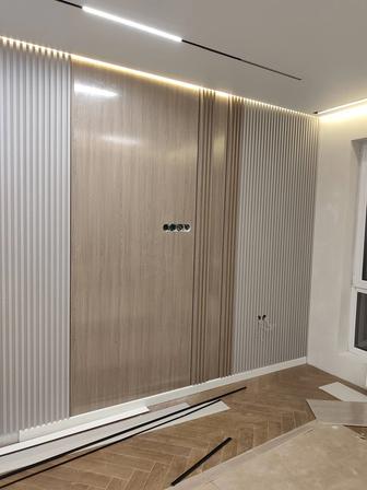 Монтаж бамбук панелей