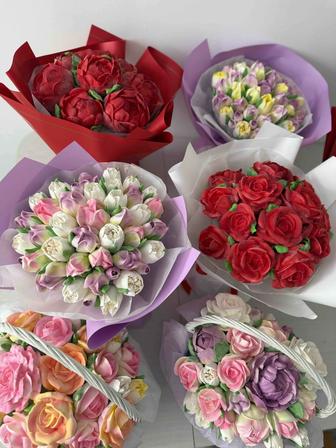 Съедобный букет из Зефира