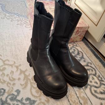 Ботинки женские кожаные