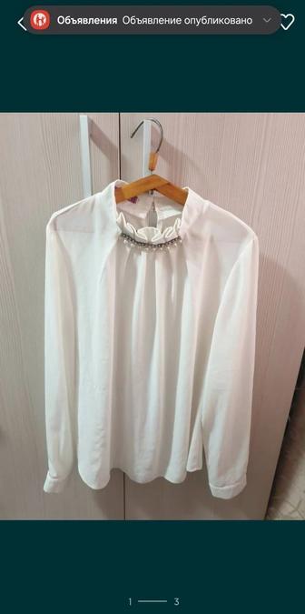 Блузка женская белая