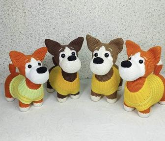 Продажа вязанных мягких игрушек
