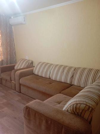 Угловой диван с креслом