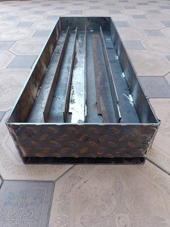 Мангал из рифленого металла, 4мм.