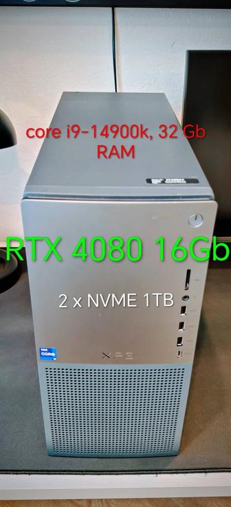 Компьютер Dell XPS 8960, i9-14900k, 32GB, RTX 4080 16G