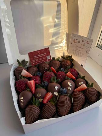 Клубника в шоколаде оптом от 6000 тг