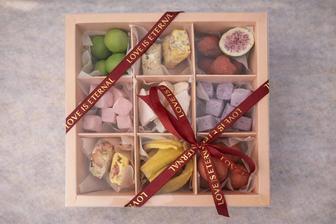 Бокс из сублимированной клубники и фруктов