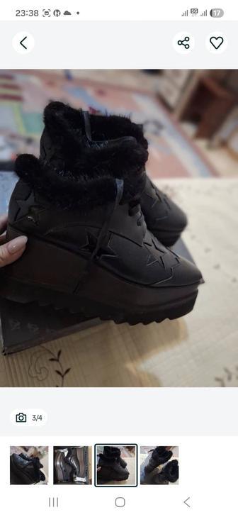 Обувь женская зимняя ботильоны