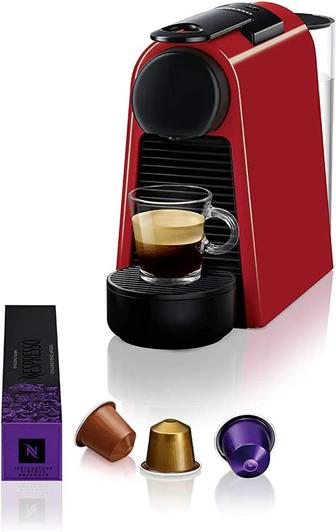 Кофемашина Delonghi Nespresso Essenza Mini EN85 черный, красный