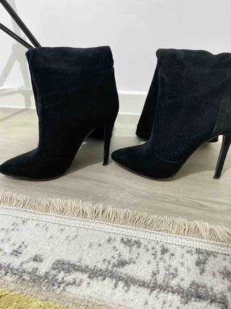 Сапожки женские замша 36