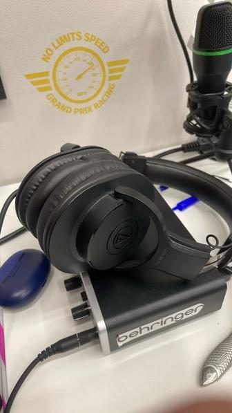 Продаются студийные наушники Audio Technica ATH M20X