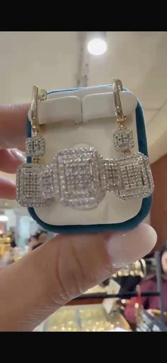 Золотой набор с бриллиантами