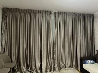 Комплект шторы с тюлем в зал