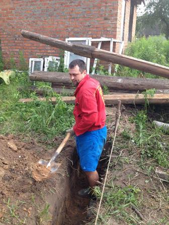 Копка фундамента