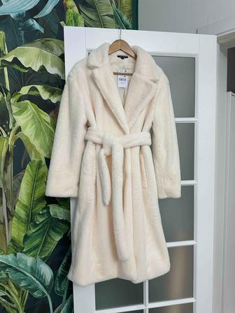 Шуба экомех новая S M