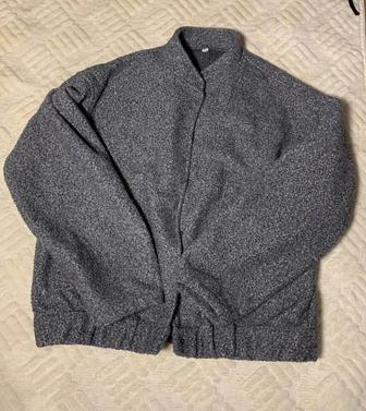 Куртка серая бомбер