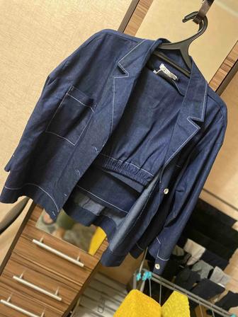 Джинсовый костюм 54 размер