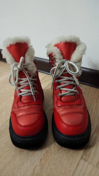 Сапоги зимние детские, б/у