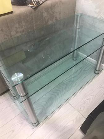 Журнальный стол стеклянный