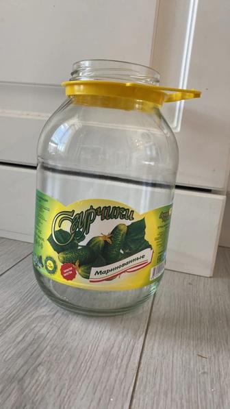 Банки стеклянные 1л, 2л, 3л
