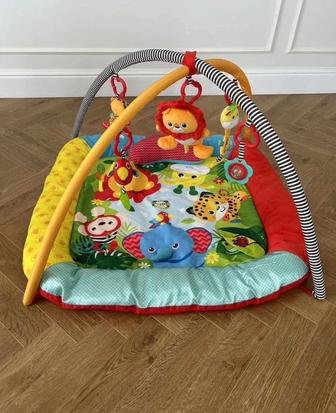 Игровой коврик Mothercare Baby Safari С подвесными музыкальными игрушками