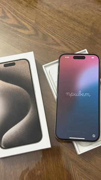 iPhone 15 pro 256 gb