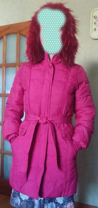 Куртка - пальто подростковая зимняя, 40-44 рр