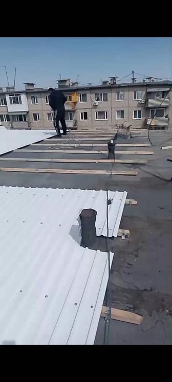 Жесткая кровля этажных домов