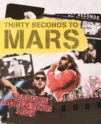 Продам 2 билета на 30 Seconds to Mars в Астане 15 октября 2024 г